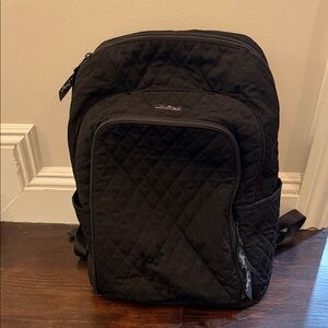 Vera Bradley Classic Black Quilted Backpack